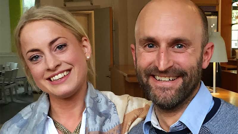 Louise Berg och Stefan Vidar på Teknomedia