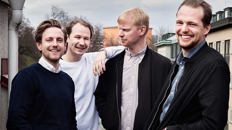 Viktor Broberg, Johan Brunedal, Deniss Karavajev och Leo Sydow bakom företaget BuildSafe