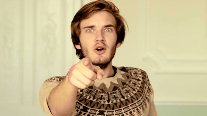 Felix Kjellberg, mer känd för sitt nätalias PewDiePie. Författad av Ida Wallin