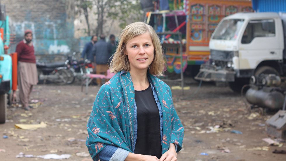 Foto:Marlene Wåhlstedt i Pakistan