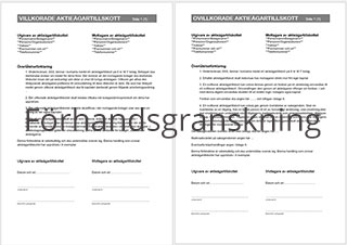 Visar en förhandsgranskning av mallen