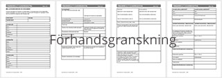 Visar en förhandsgranskning av mallen