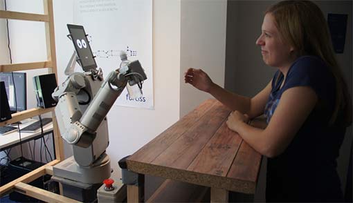 Robot-bartendern James 