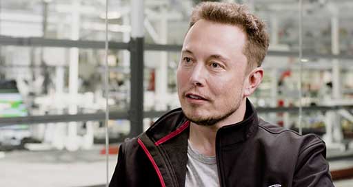 Elon Musk grundare av bla Tesla
