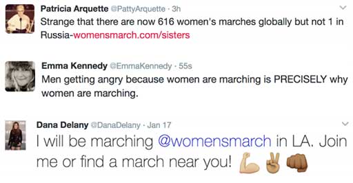 twitter women march